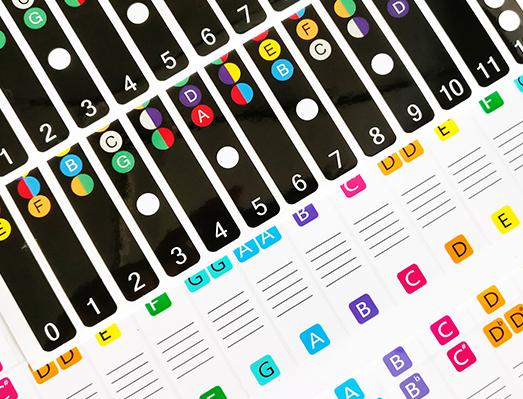 吉他&鋼琴音階標(biāo)簽