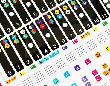 吉他&鋼琴音階標(biāo)簽