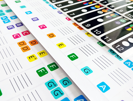 吉他&鋼琴音階標(biāo)簽